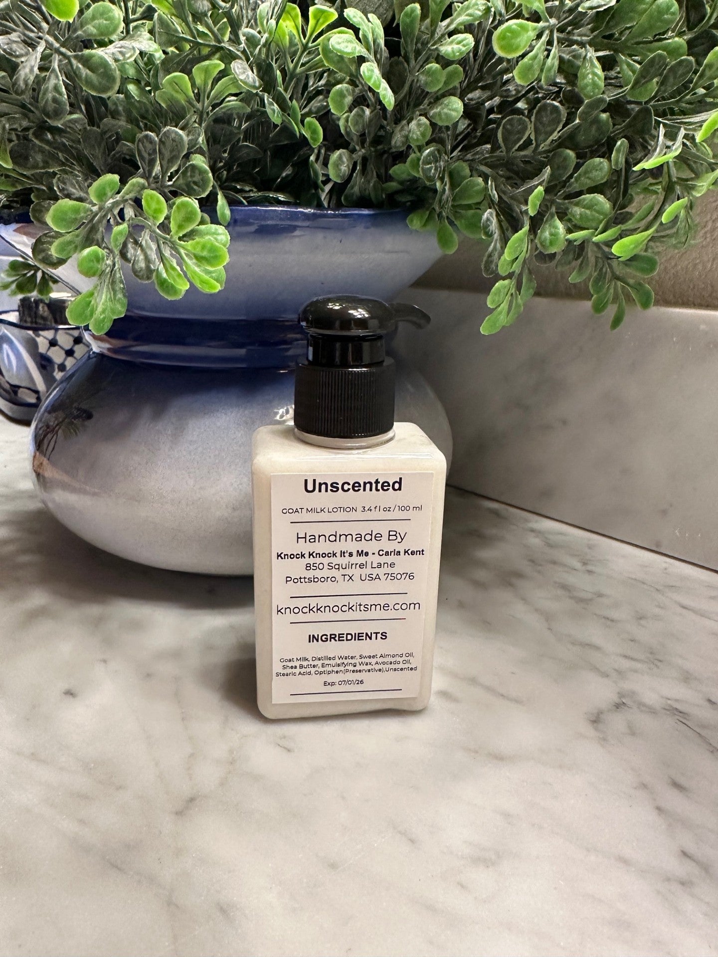 Goat Milk Lotion- 3.4 oz- Unscented