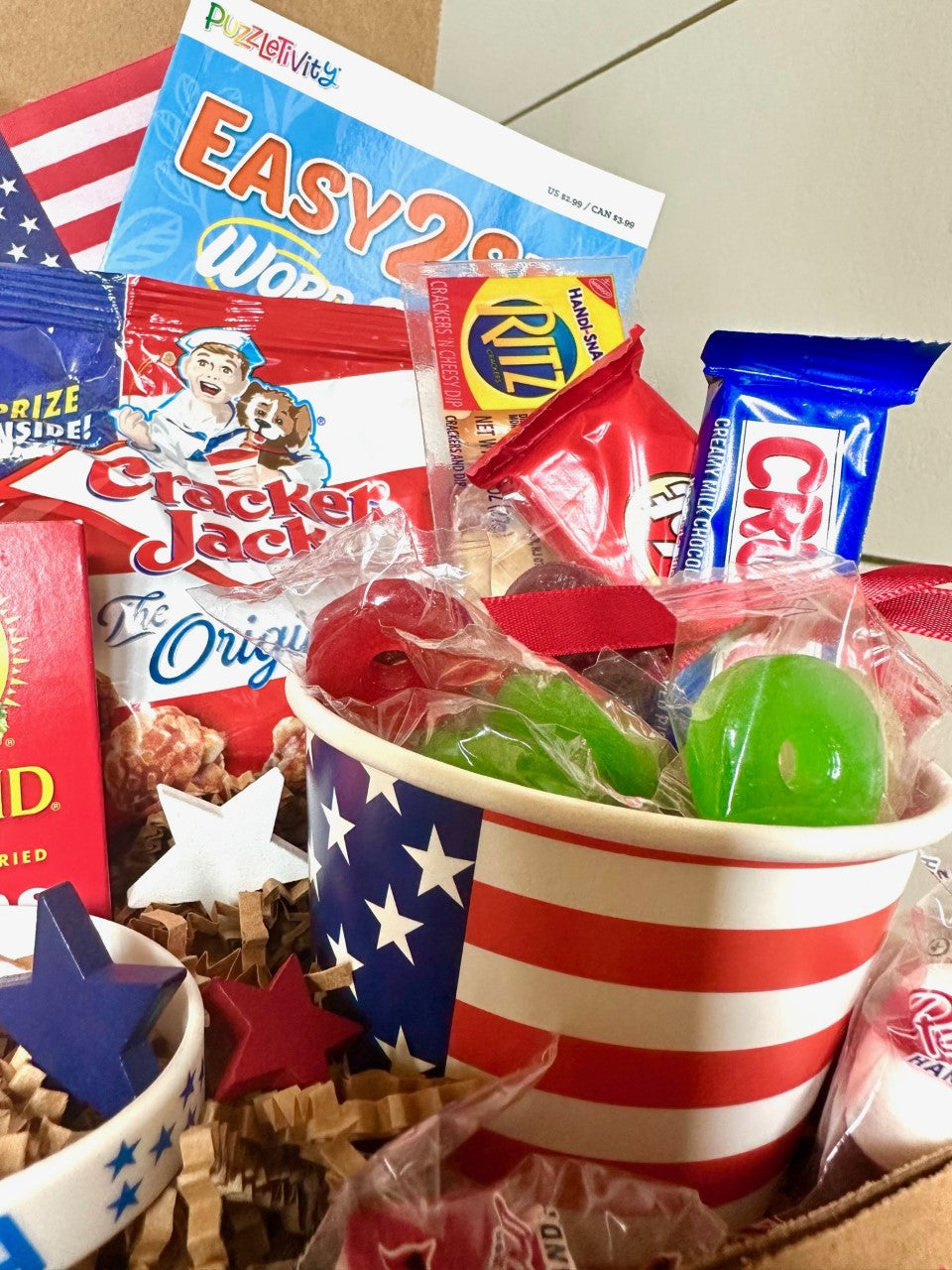 Gift Box- Senior Monthly Program- 4th Of July- July