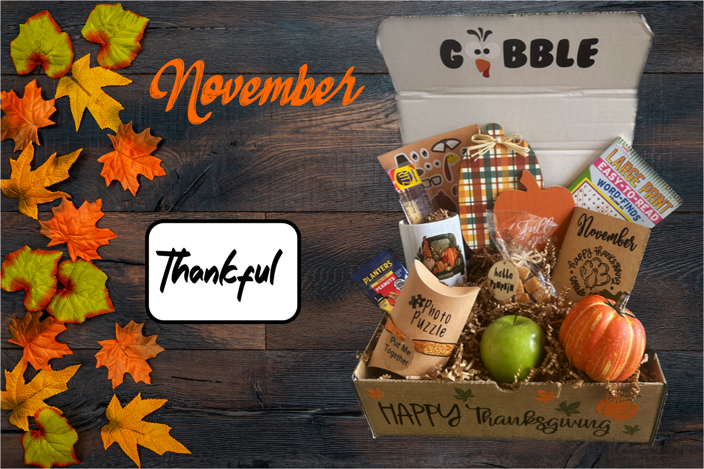 Gift Box- Senior Monthly Program- Thankful- November