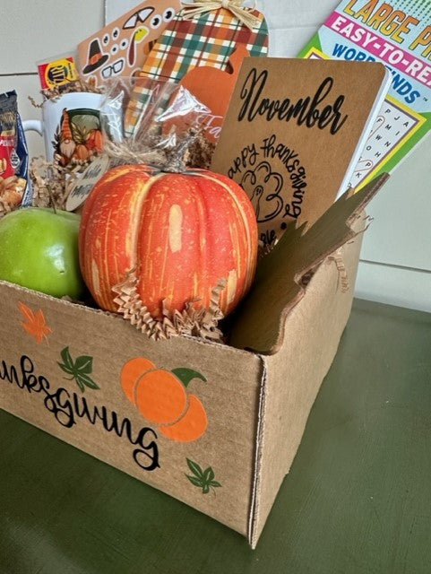 Gift Box- Senior Monthly Program- Thankful- November