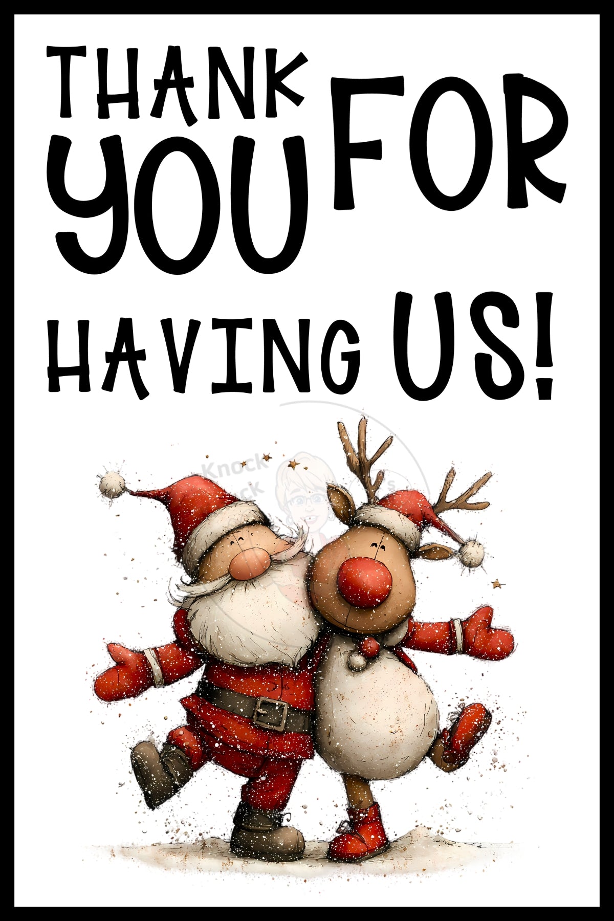 Wine Bags- Thanks for Having Us- 123