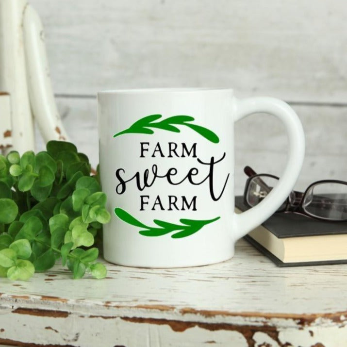 Coffee Mug- Farmhouse- Farm Sweet Farm