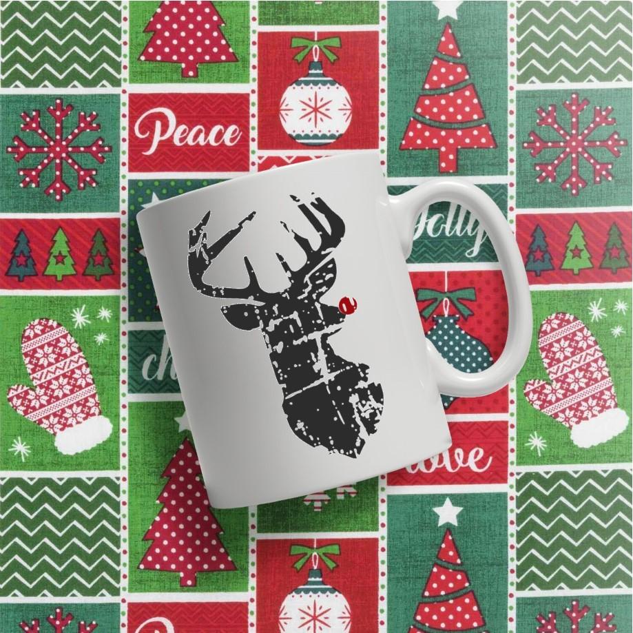 Coffee Mug- Holidays/Events- Christmas- Rudolph