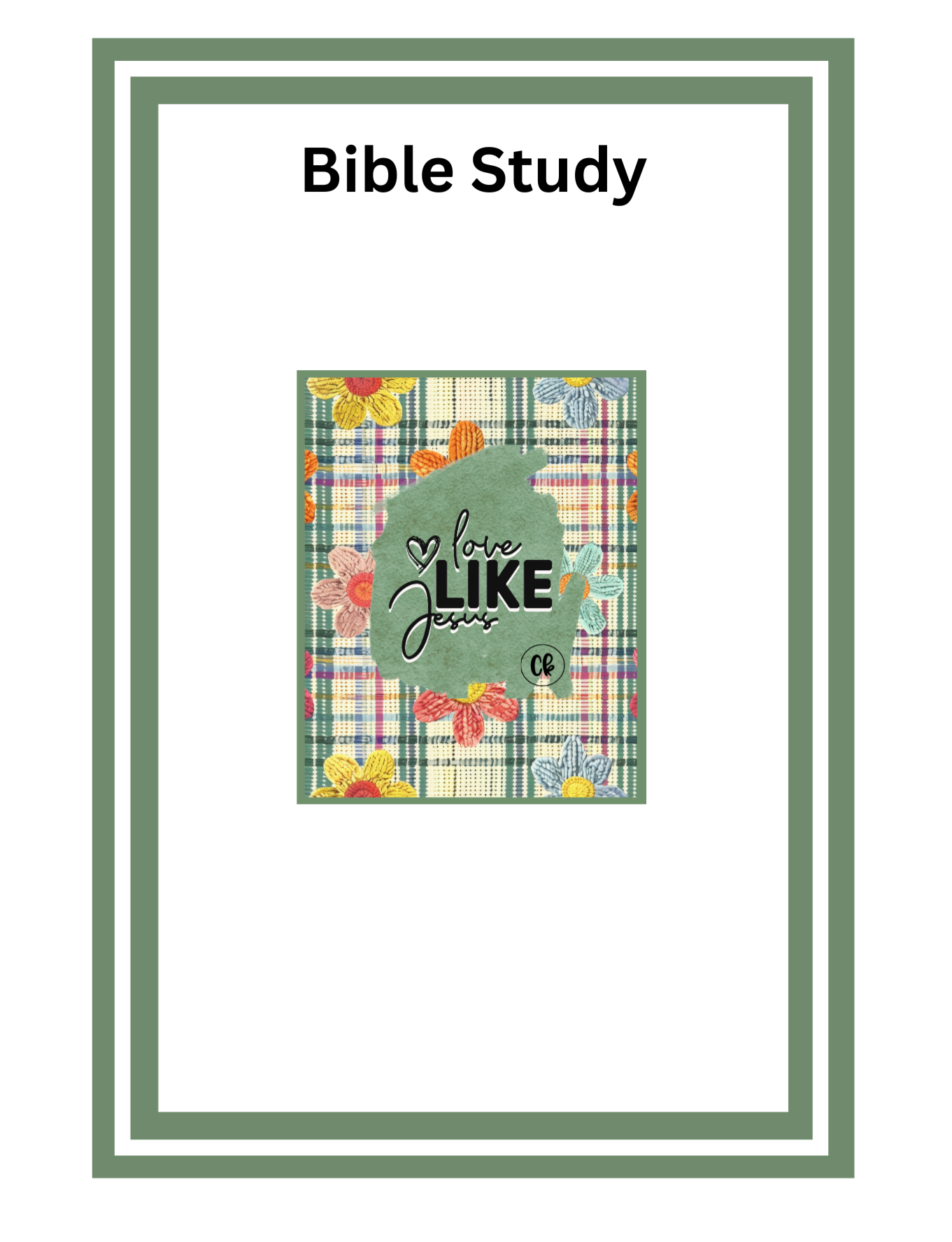 Journal- My Daily Prayer - Love Like Jesus