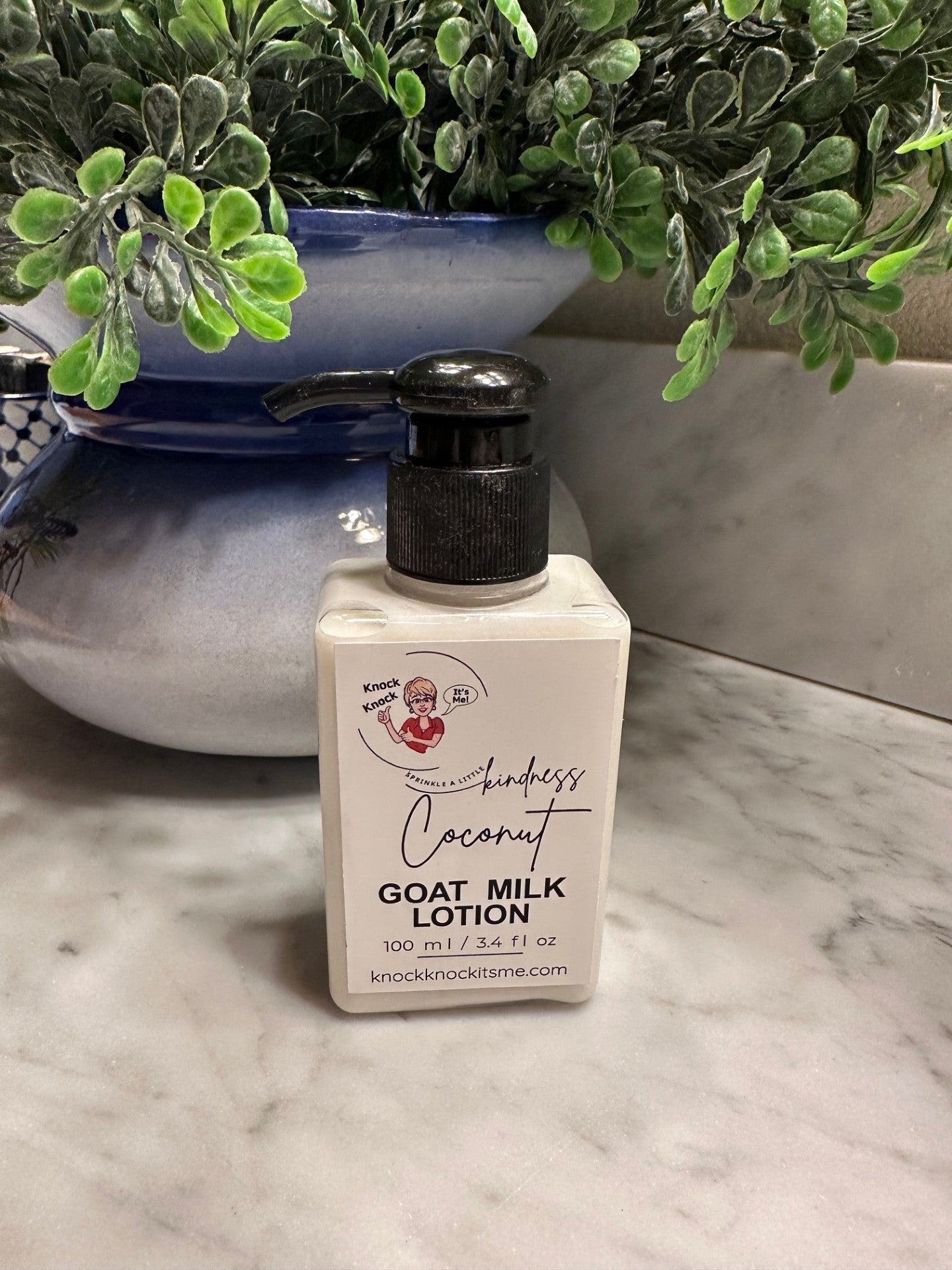 Goat Milk Lotion- 3.4 oz Bottle- Coconut