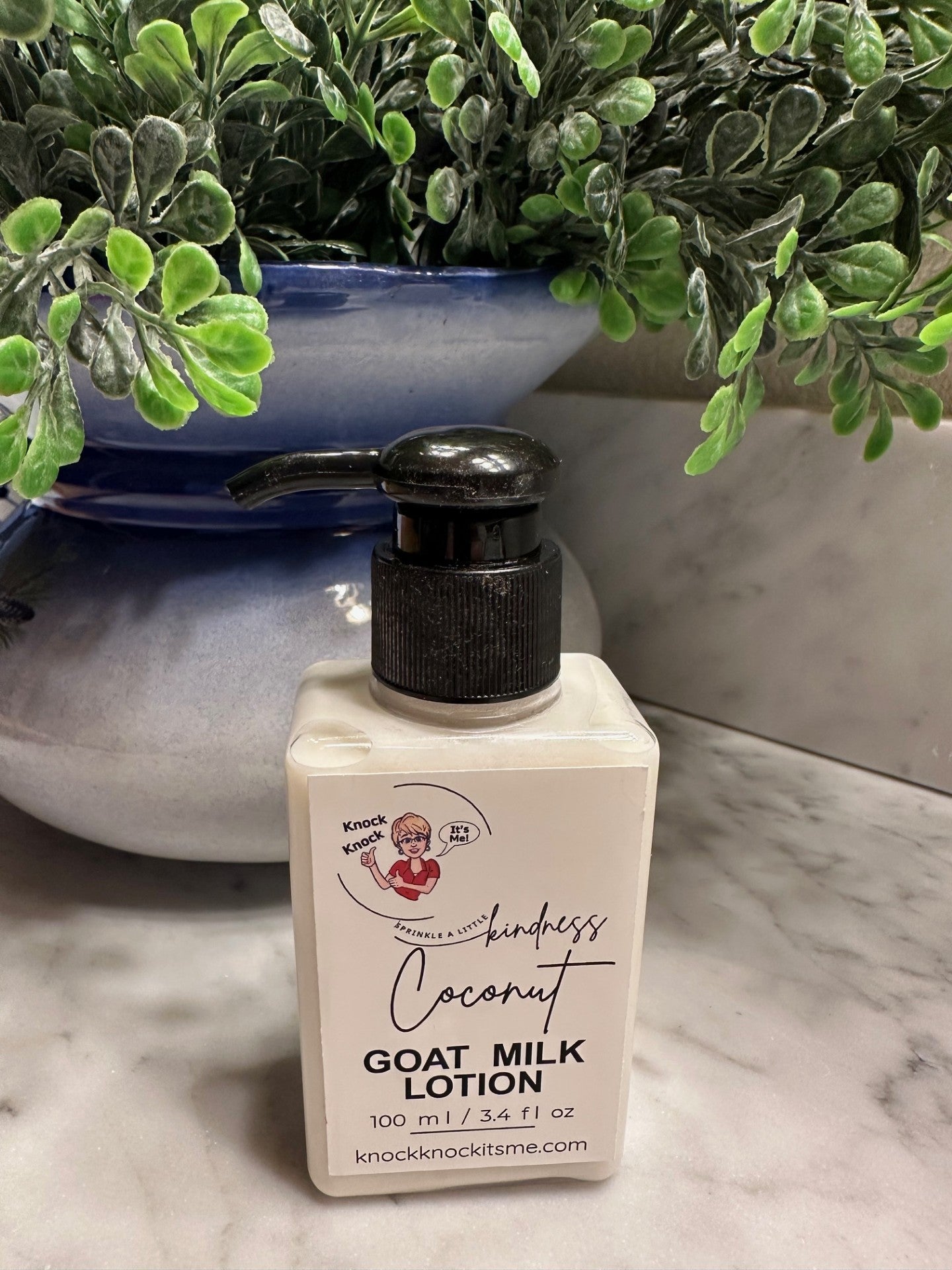 Goat Milk Lotion- 3.4 oz Bottle- Coconut