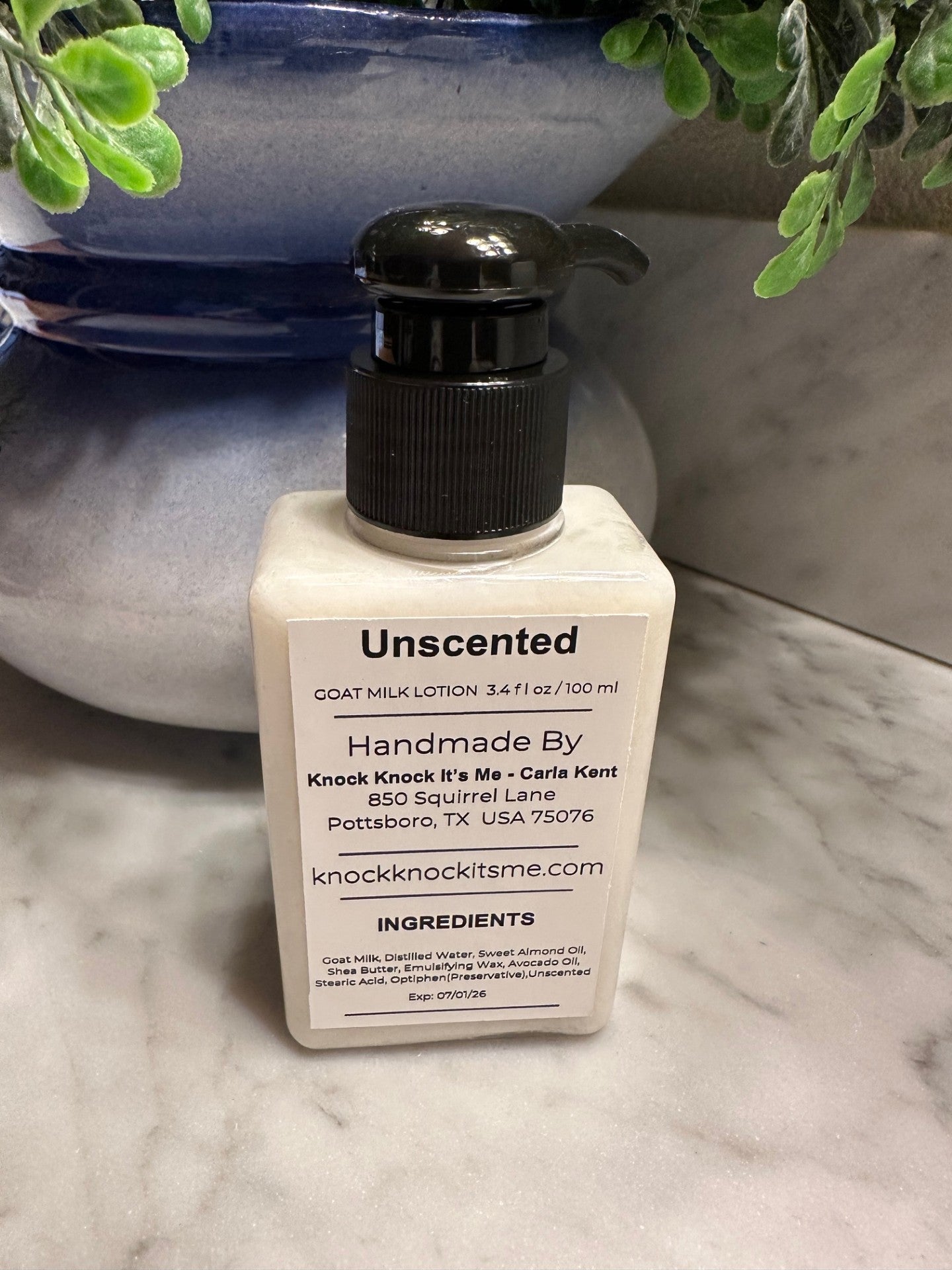 Goat Milk Lotion- 3.4 oz- Unscented
