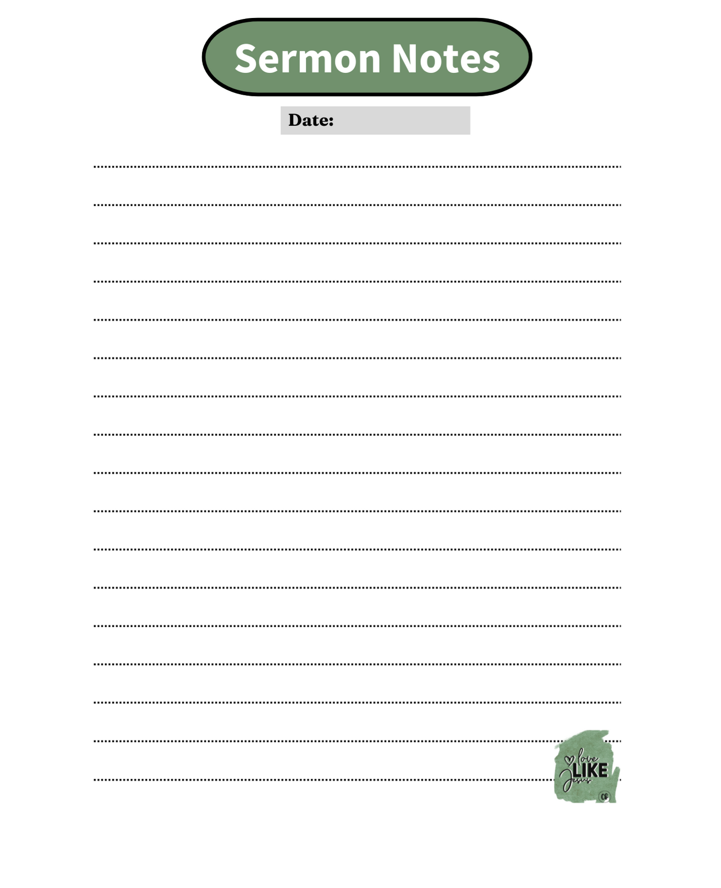 Journal- My Daily Prayer - Love Like Jesus