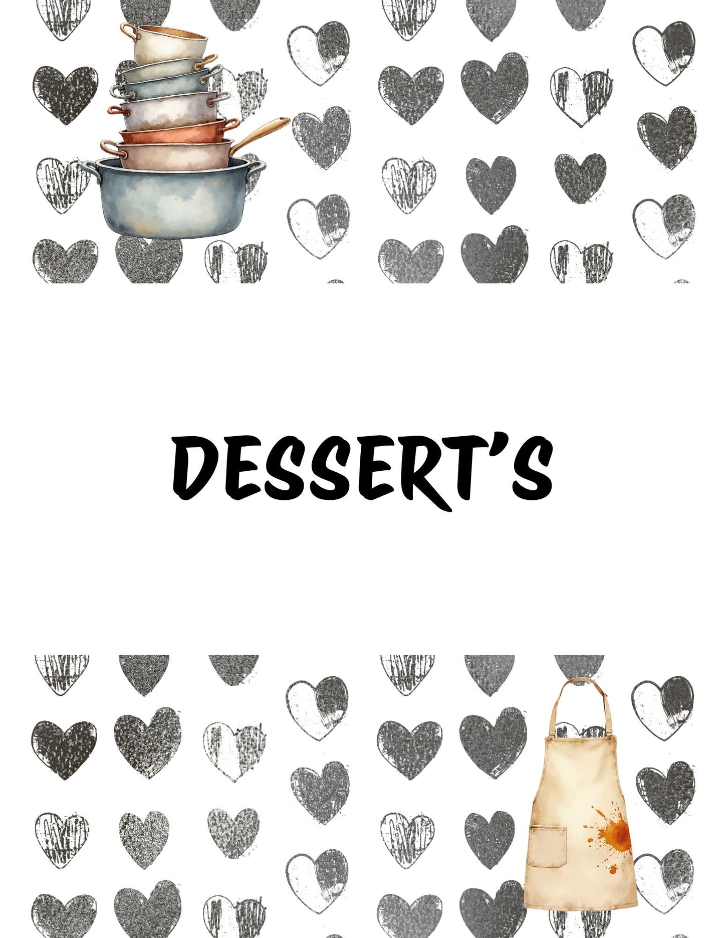 Cookbook- Custom- 76-100 Recipe Pages- SAMPLE 4- JACKSON