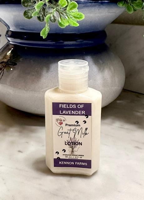 Goat Milk Lotion- 2 oz Bottle- Lavender