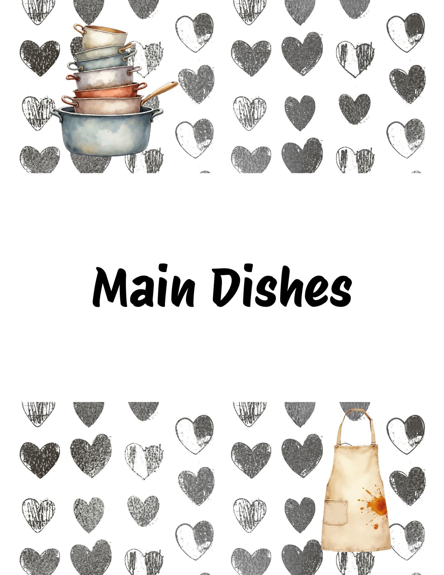 Cookbook- Custom- 76-100 Recipe Pages- SAMPLE 4- JACKSON