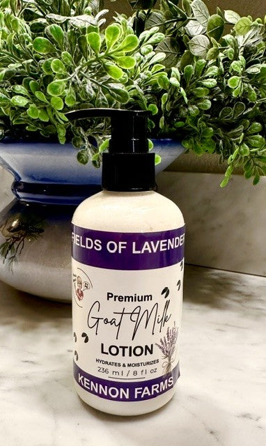 Goat Milk Lotion- 8 oz Bottle- Lavender