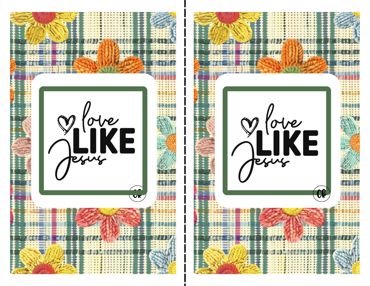 Notepad- Love Like Jesus – Knock Knock It's Me!