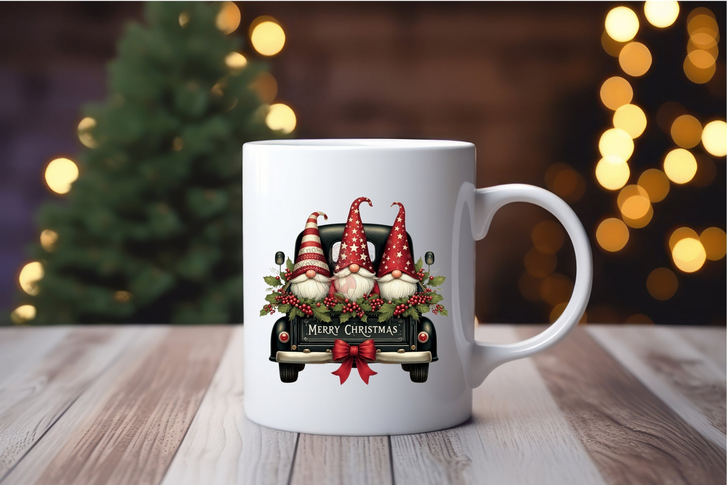 Seasonal Christmas Coffee Mugs- Christmas Truck