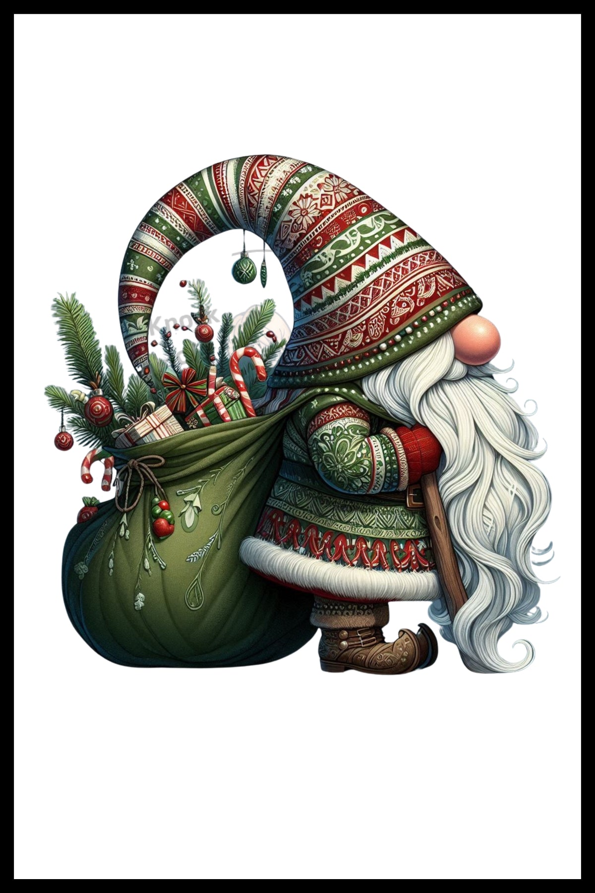 Seasonal Christmas Coffee Mugs- Santa Bag