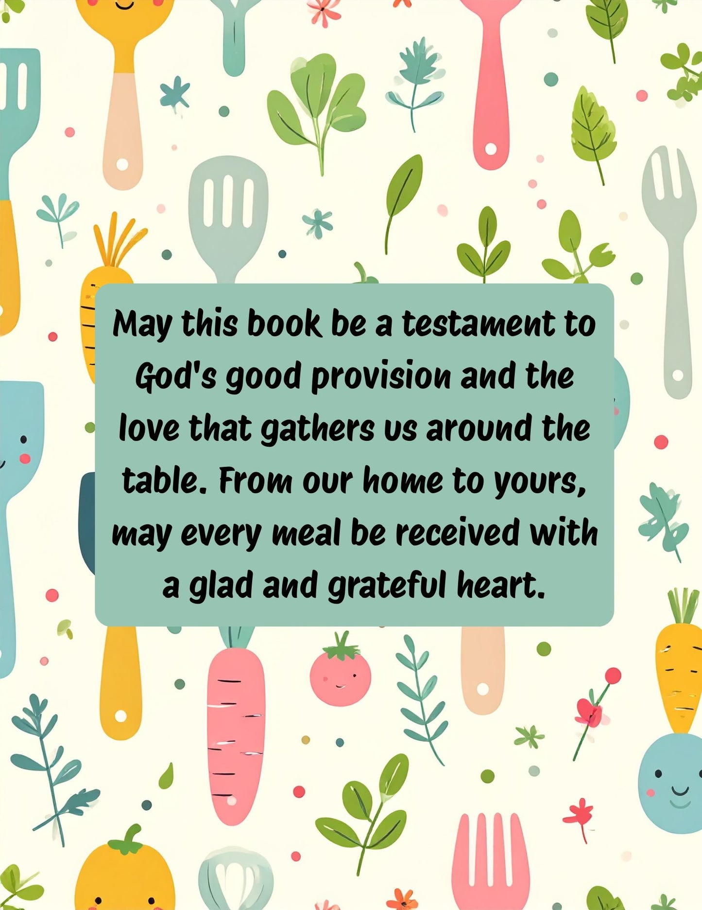 Cookbook- Custom- 76-100 Recipe Pages- SAMPLE 3- ANDERSON