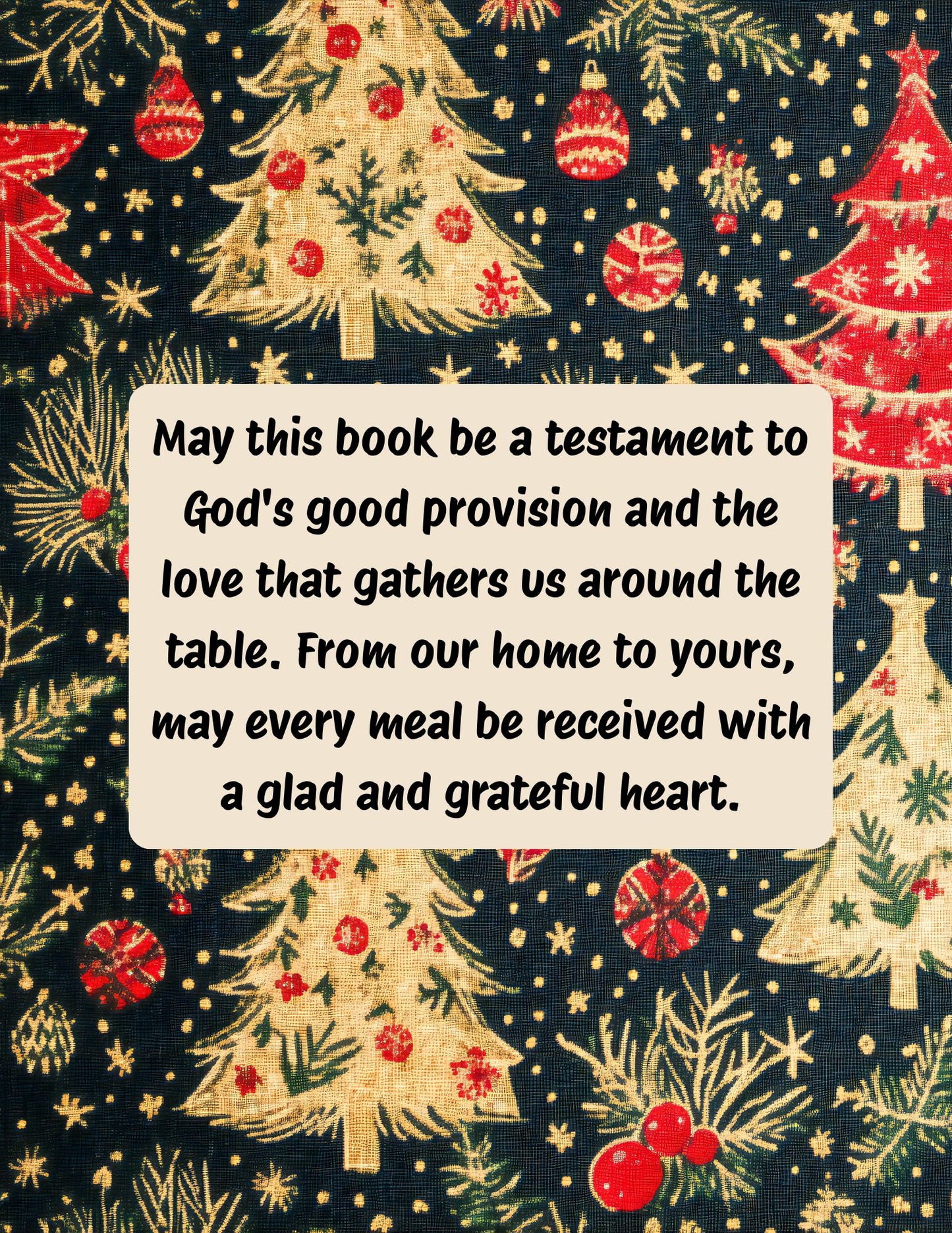 Cookbook- Custom- 76-100 Recipes Pages- SAMPLE 5- WILLIAMS