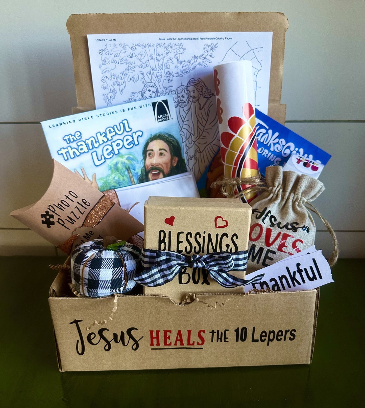 Gift Box-  Bible Story For Children-  Jesus Heals The 10 Lepers