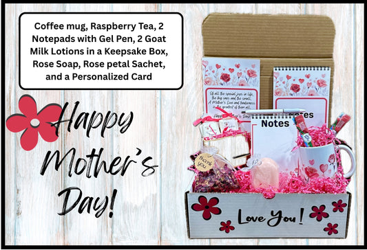 Mother's Day Gift Box- Love You- Rose