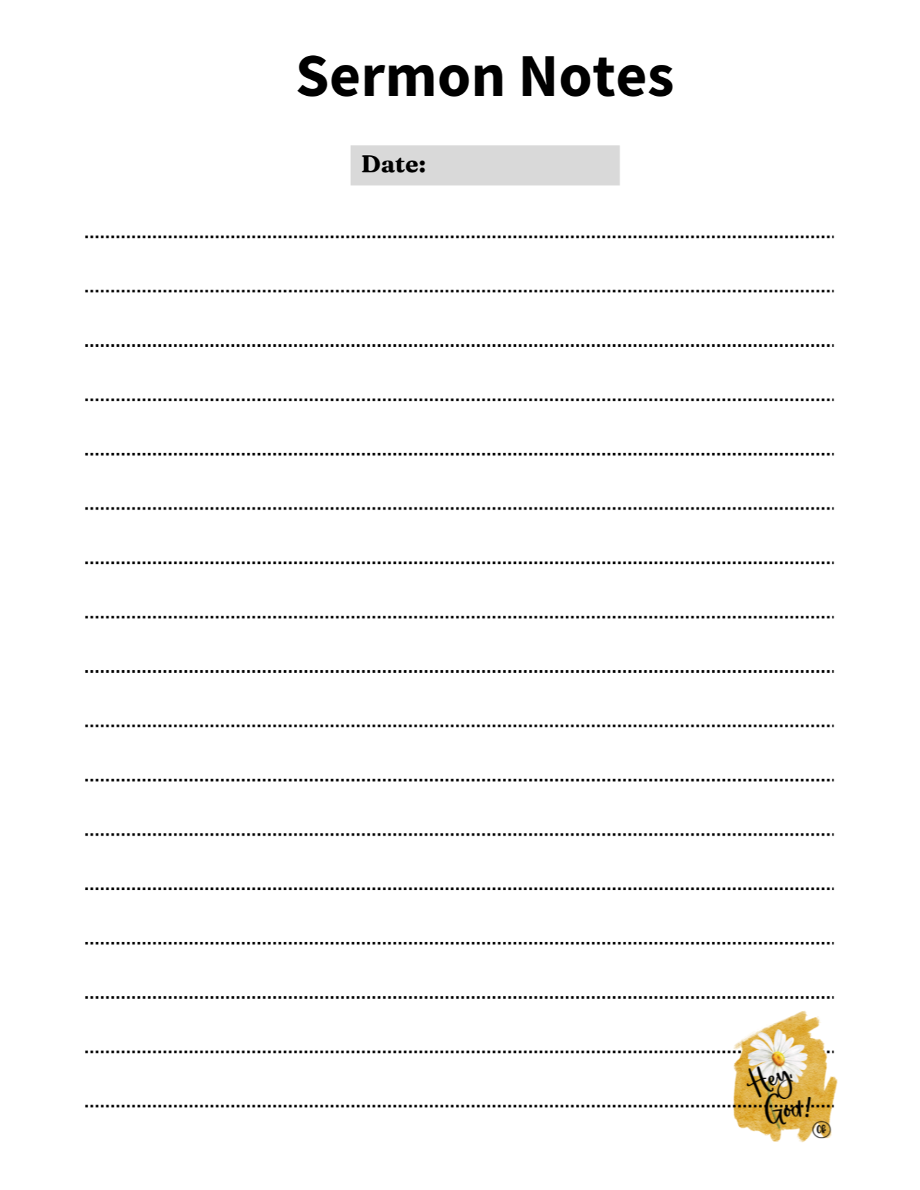 Journal - My Daily Prayer - Hey God