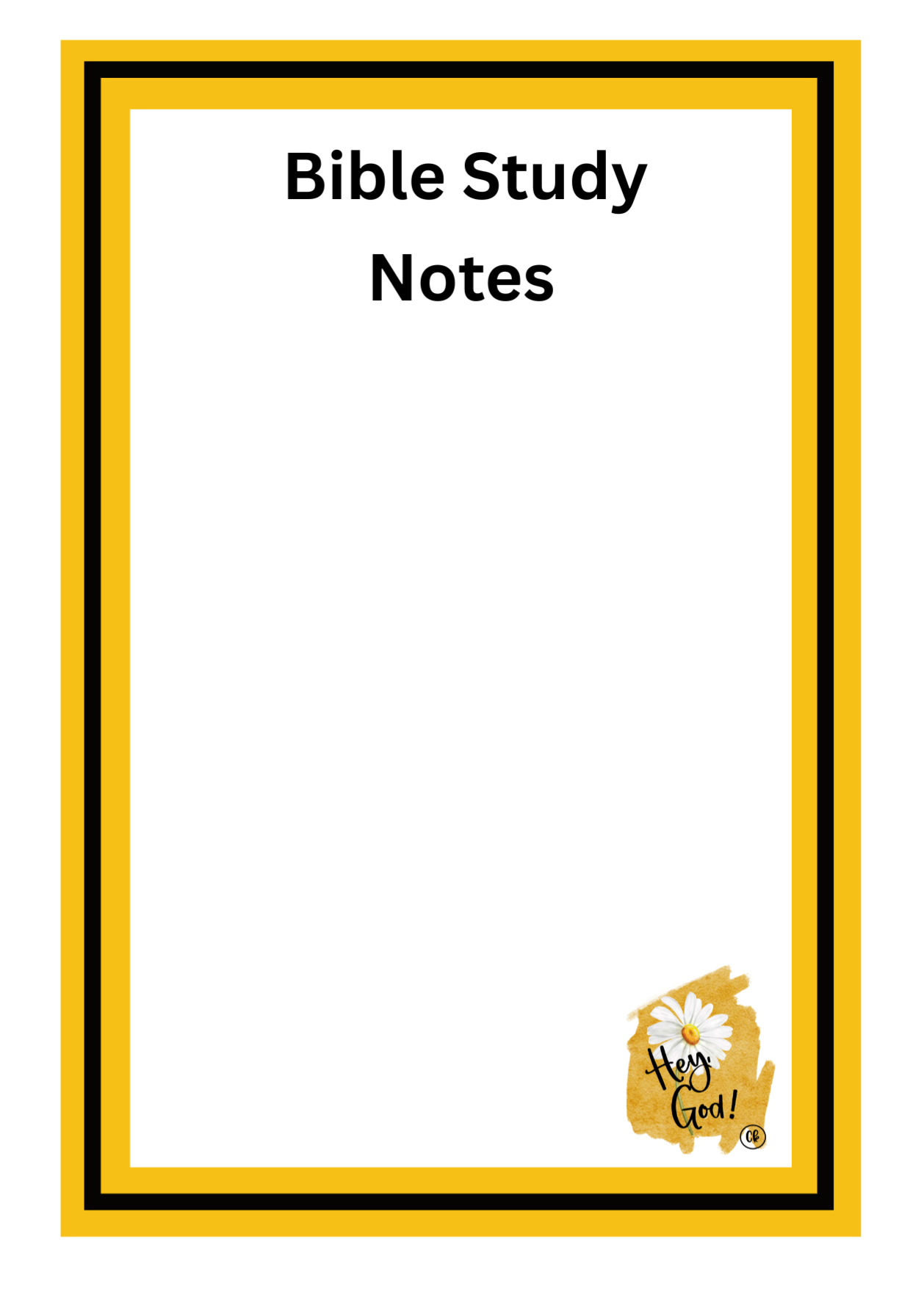 Journal - My Daily Prayer - Hey God