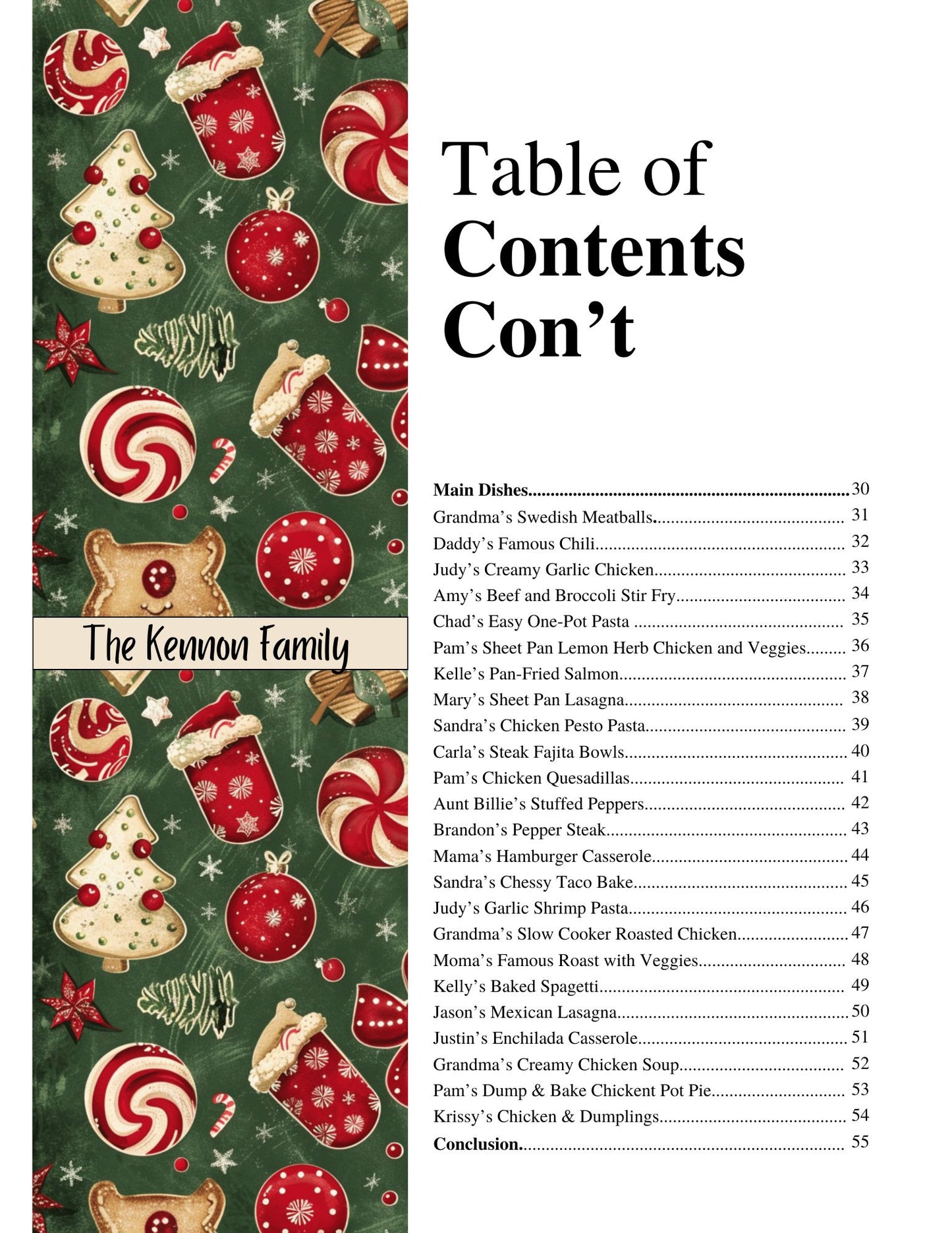 Cookbook- Custom- From 0-50 pages