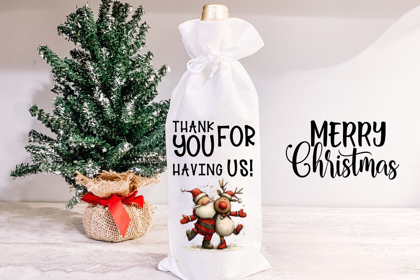 Wine Bags- Thanks for Having Us- 123