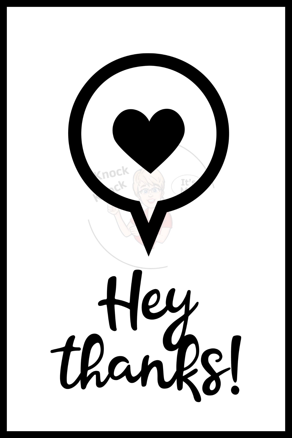 Wine Bags-  Hey Thanks-109