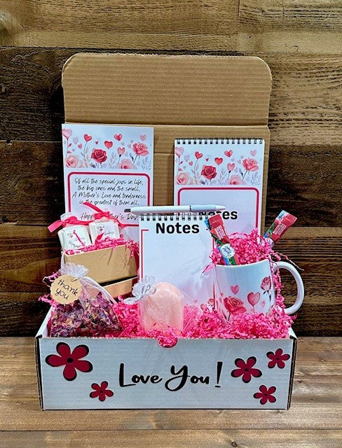 Mother's Day Gift Box- Love You- Rose