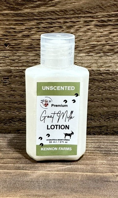 Goat Milk Lotion- 2 oz Bottle- Unscented