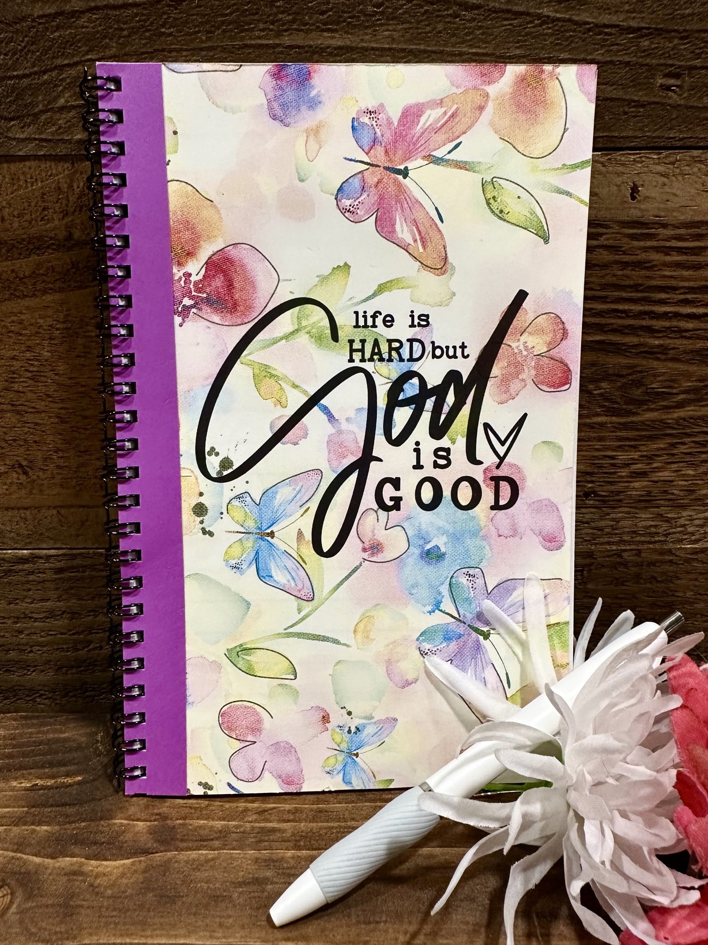Notepad- Have Faith & Life is Hard but God is Good-Two Lined Notepads included