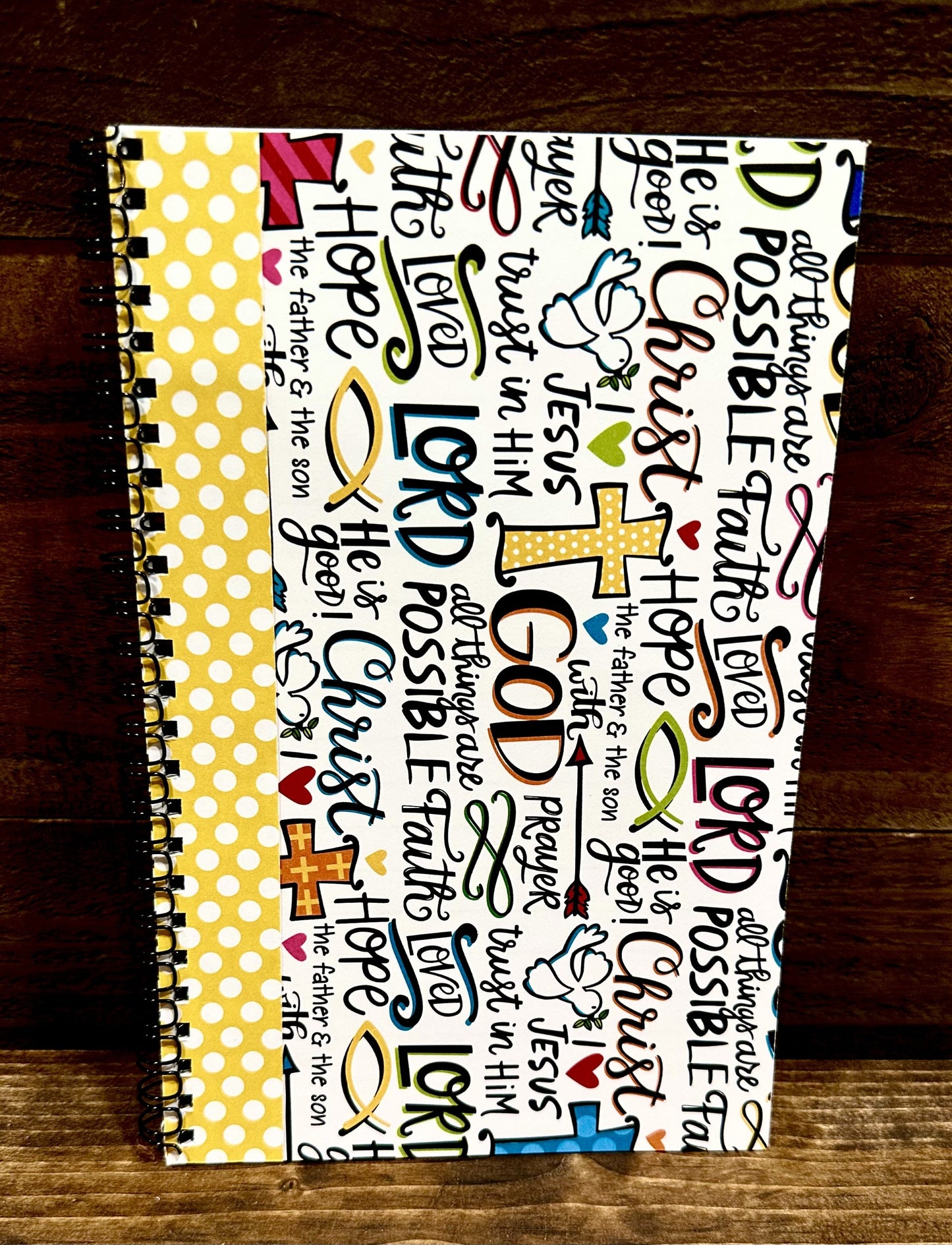 Notepad-Faith Hope Love-Two Lined Notepads included