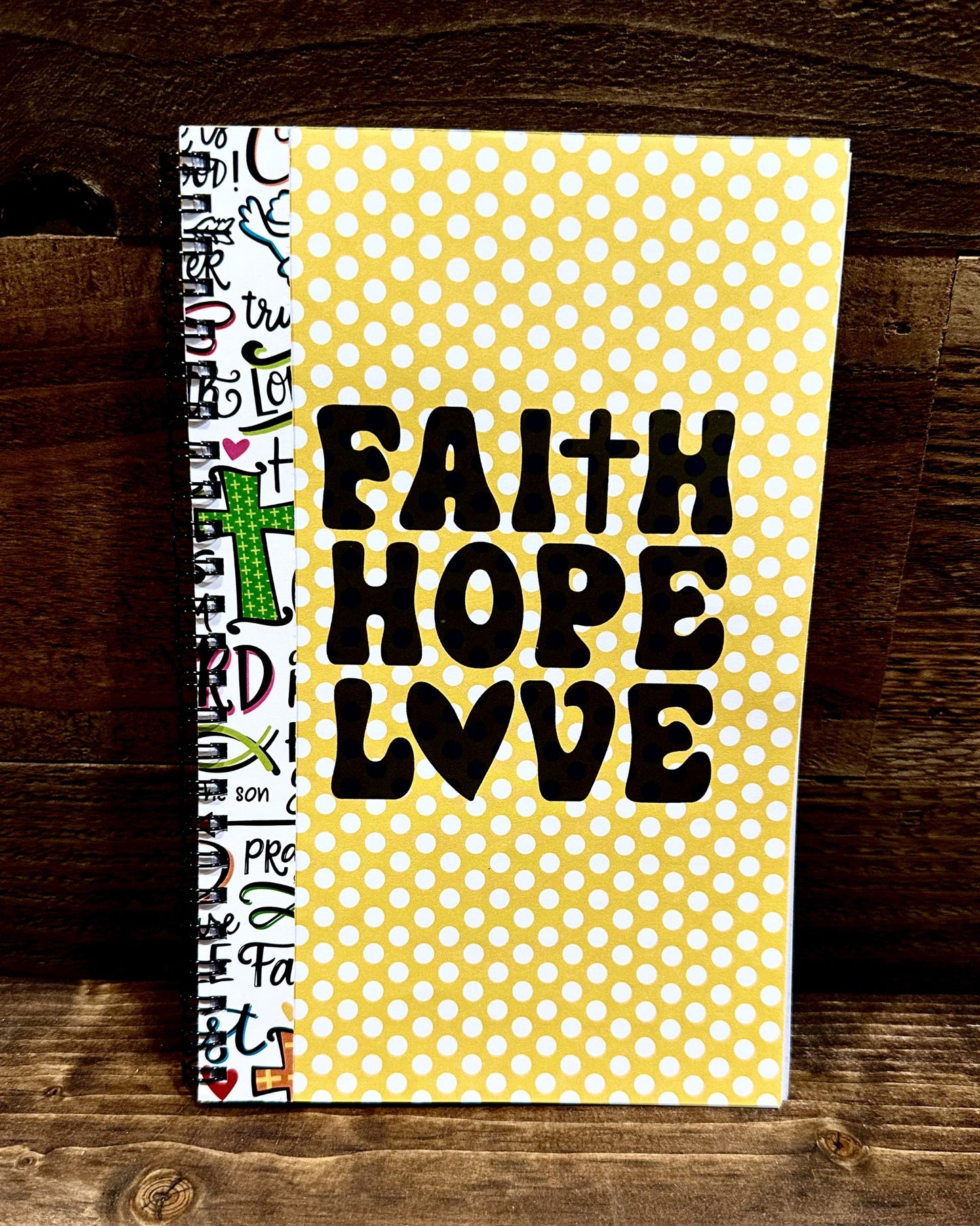 Notepad-Faith Hope Love-Two Lined Notepads included