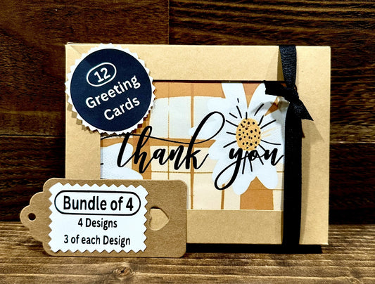 Greeting Cards- Thank you Notes & Cards-Thank You-Have Faith-Life is Hard but God is Good