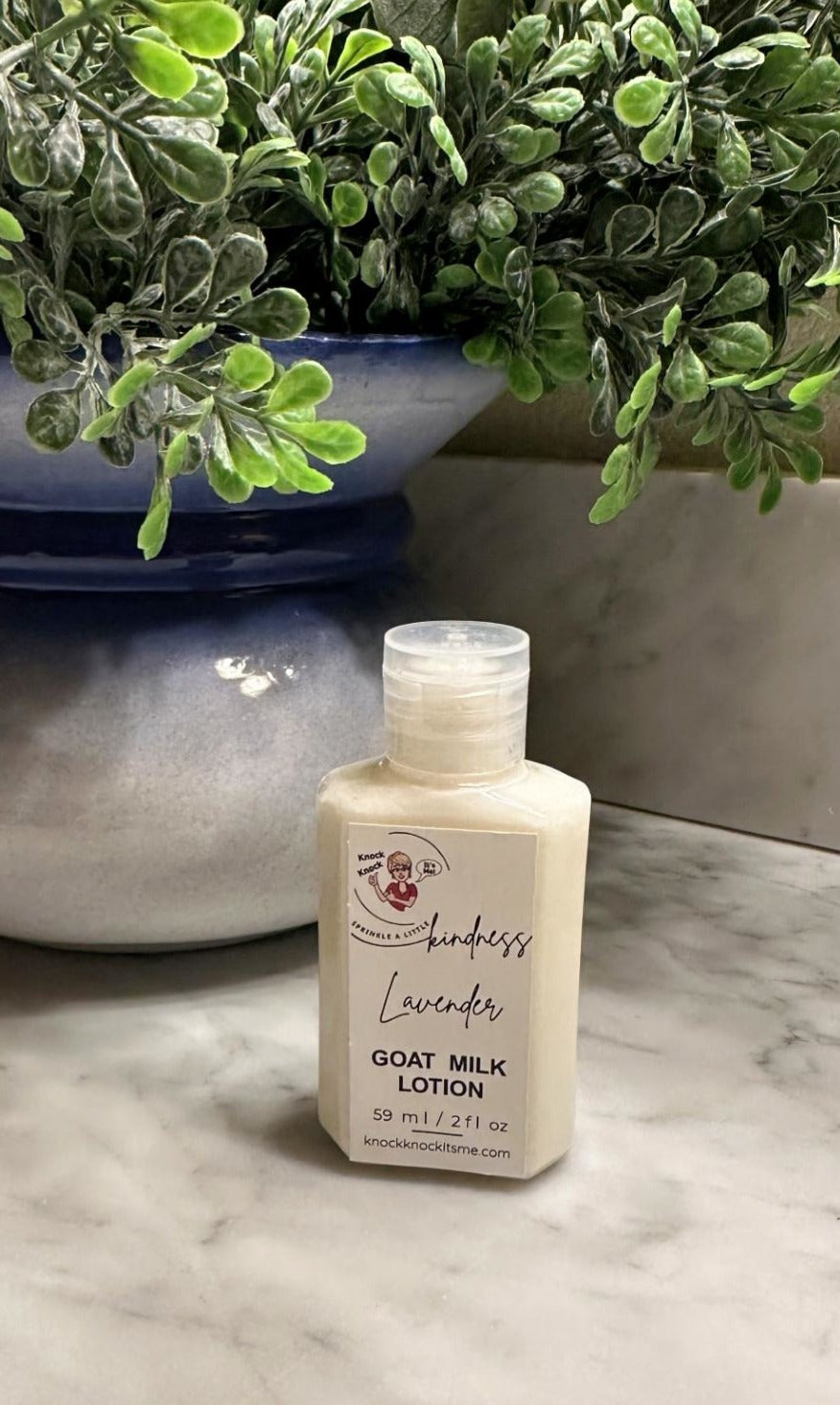 Goat Milk Lotion- 2 oz Bottle- Lavender