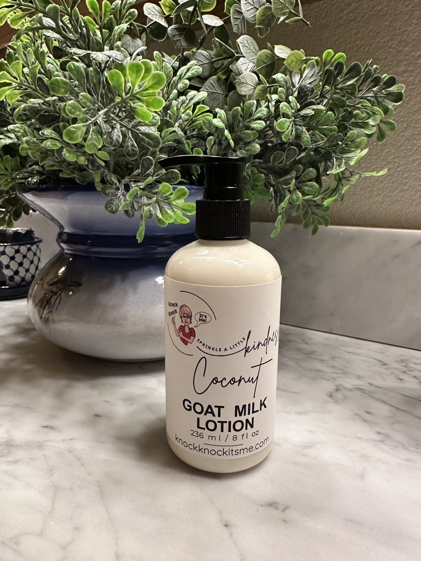Goat Milk Lotion- 8 oz Bottle- Coconut